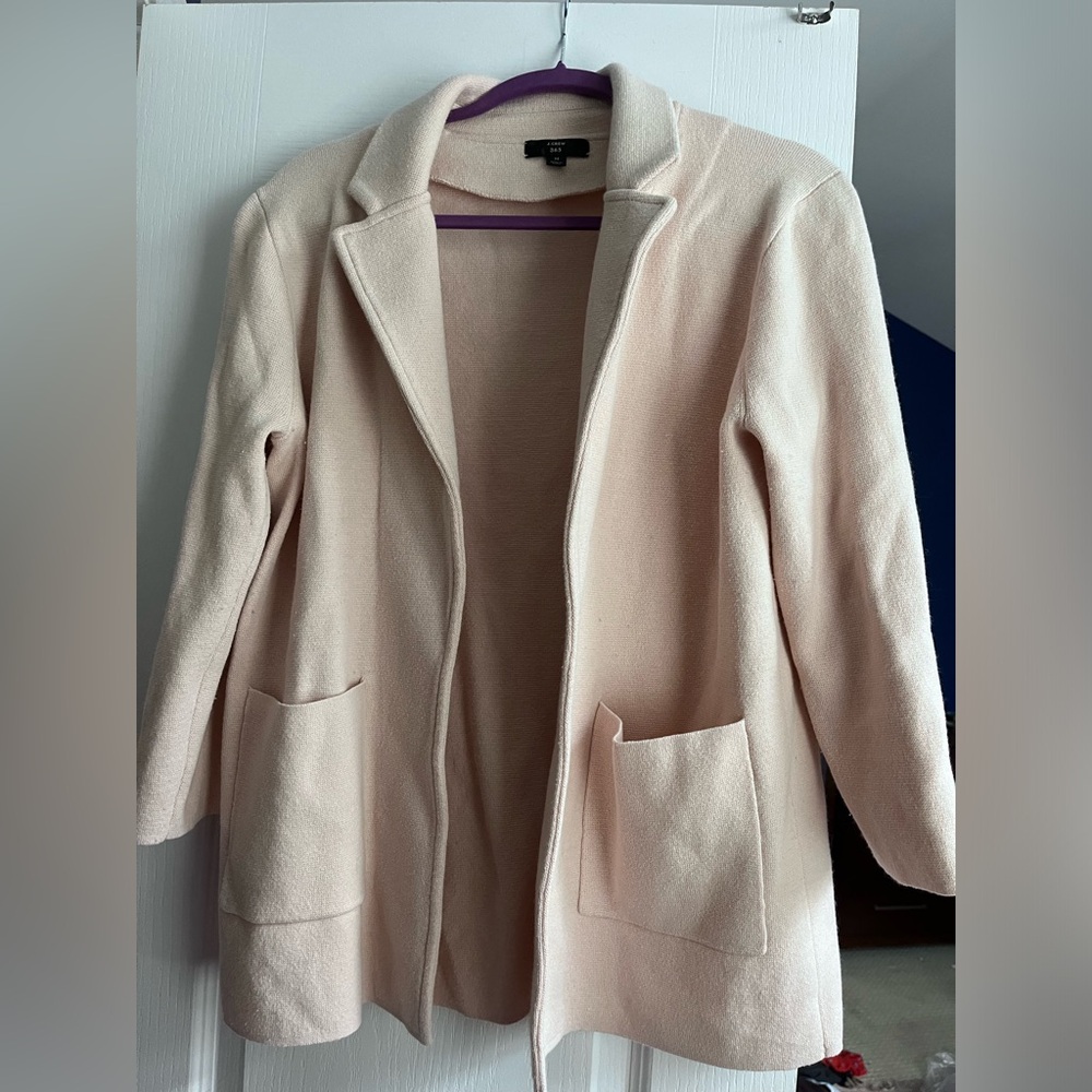 M J.Crew sweater blazer
